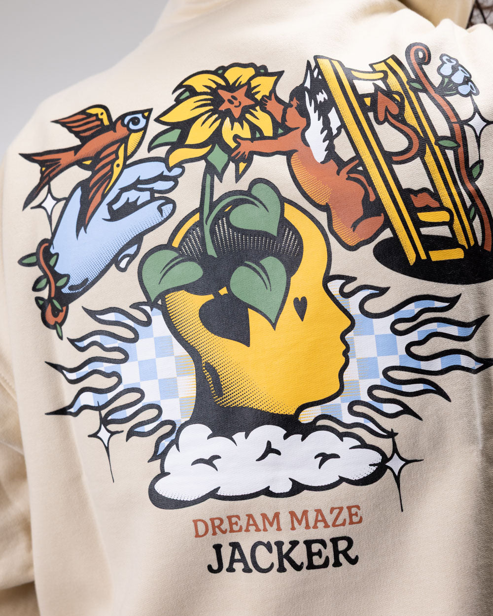 DREAM MAZE HOODIE - TOFU