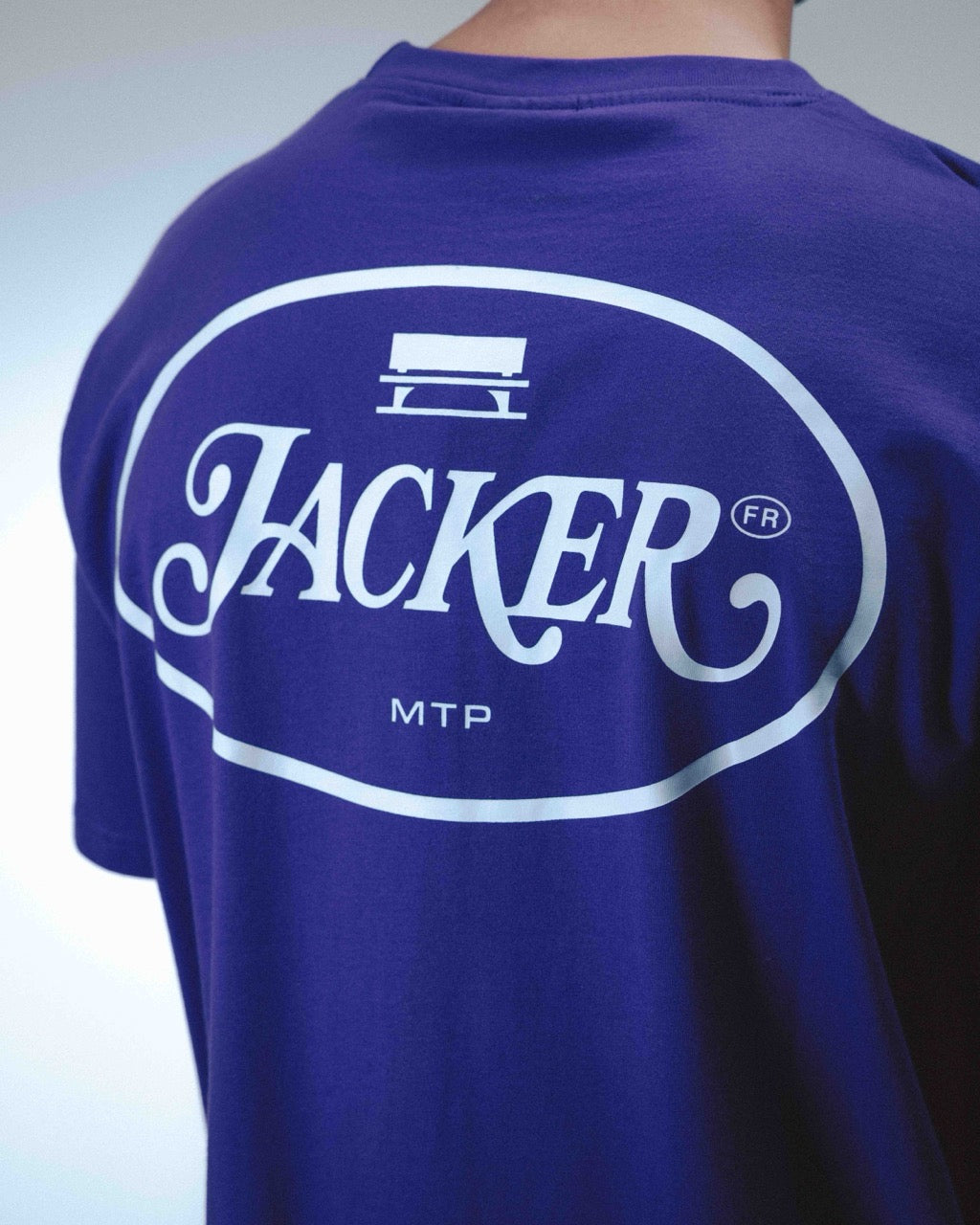 ID T-SHIRT - PURPLE & WHITE