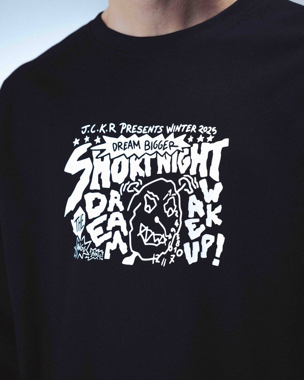 WAKE UP ! LONG SLEEVES - BLACK