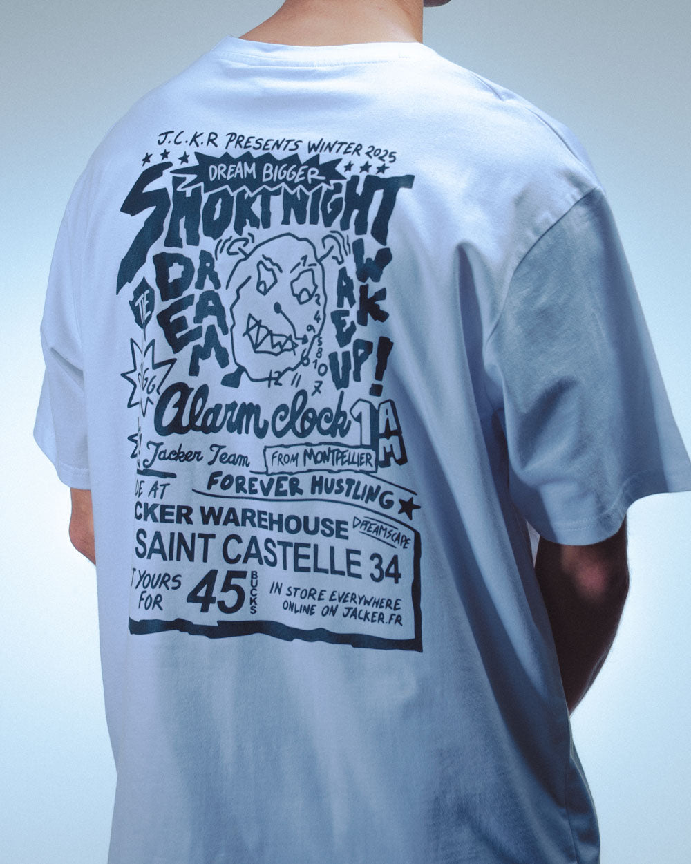 WAKE UP ! T-SHIRT - WHITE