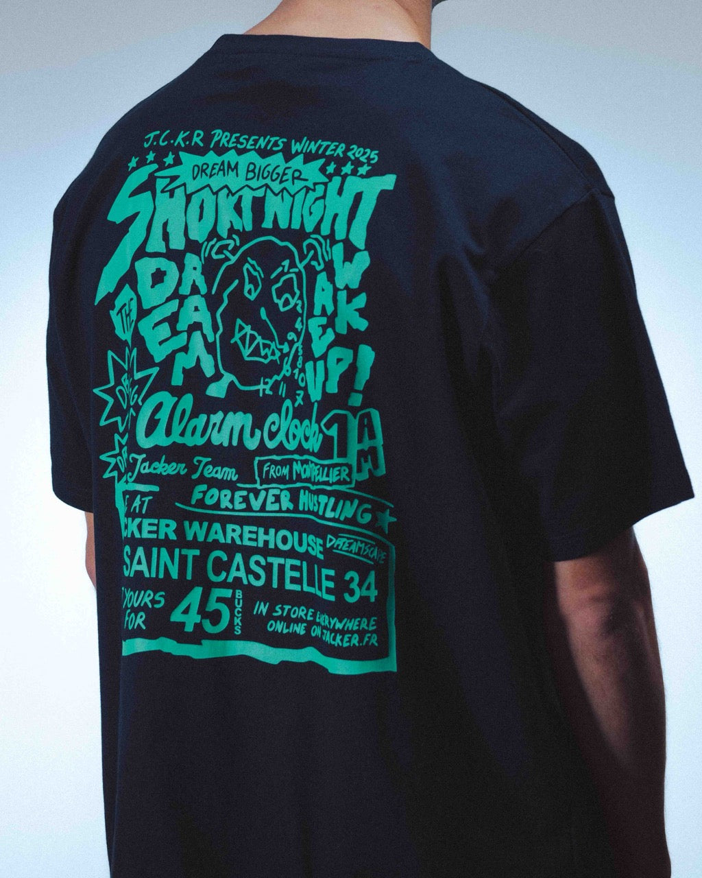 WAKE UP ! T-SHIRT - BLACK