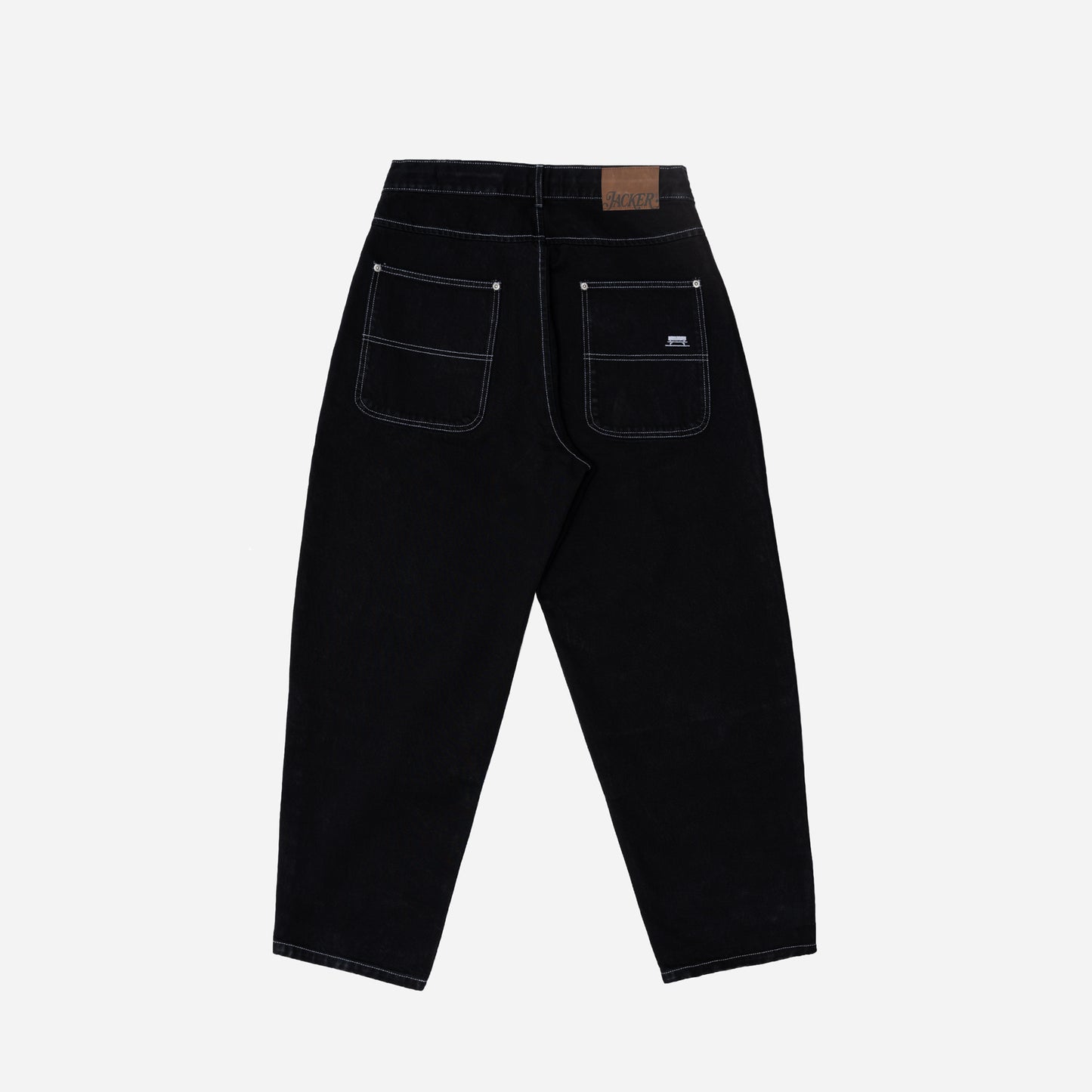 CLASSIC DENIM BAGGY PANT - BLACK