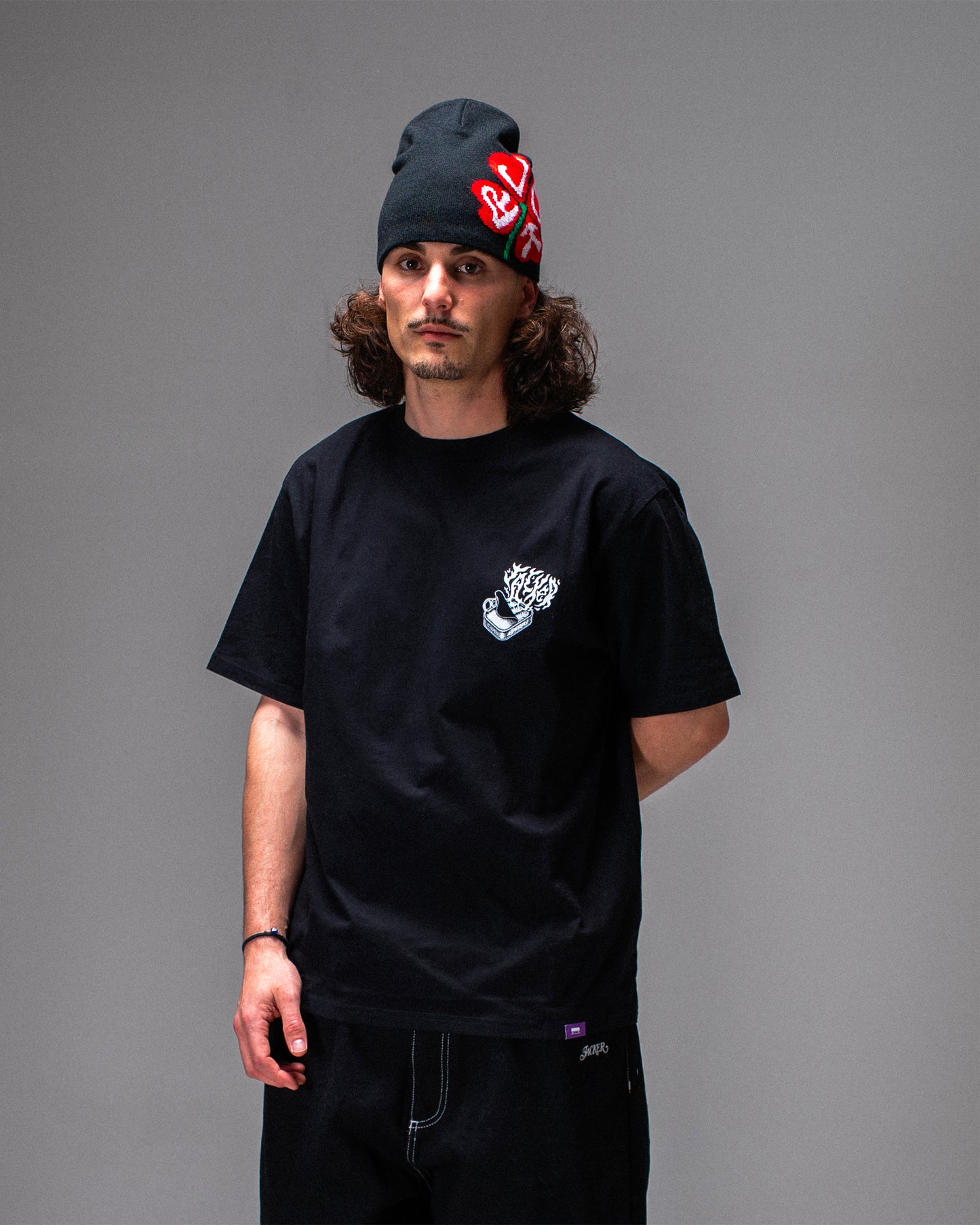 BLACK SARDINE T-SHIRT BLACK