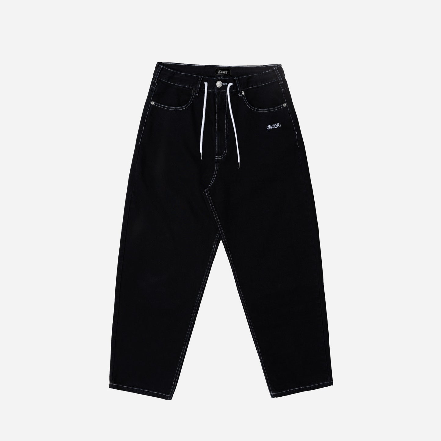 CLASSIC DENIM BAGGY PANT - BLACK