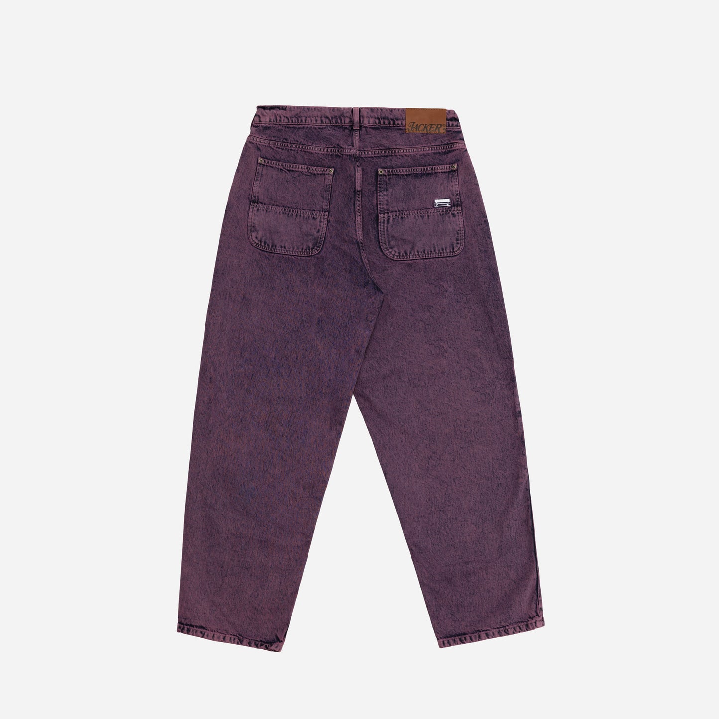 CLASSIC DENIM BAGGY PANT - PURPLE