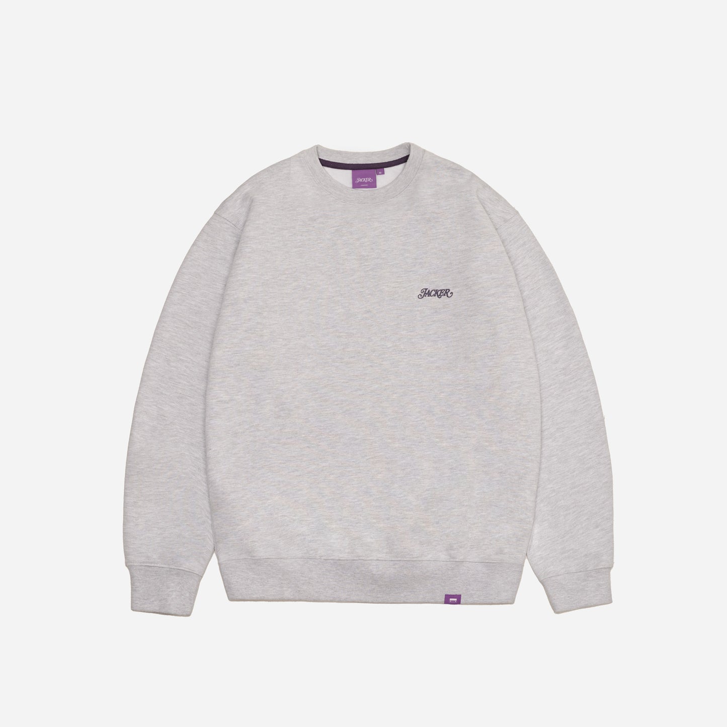 CLASSIC CREWNECK - GREY & PURPLE