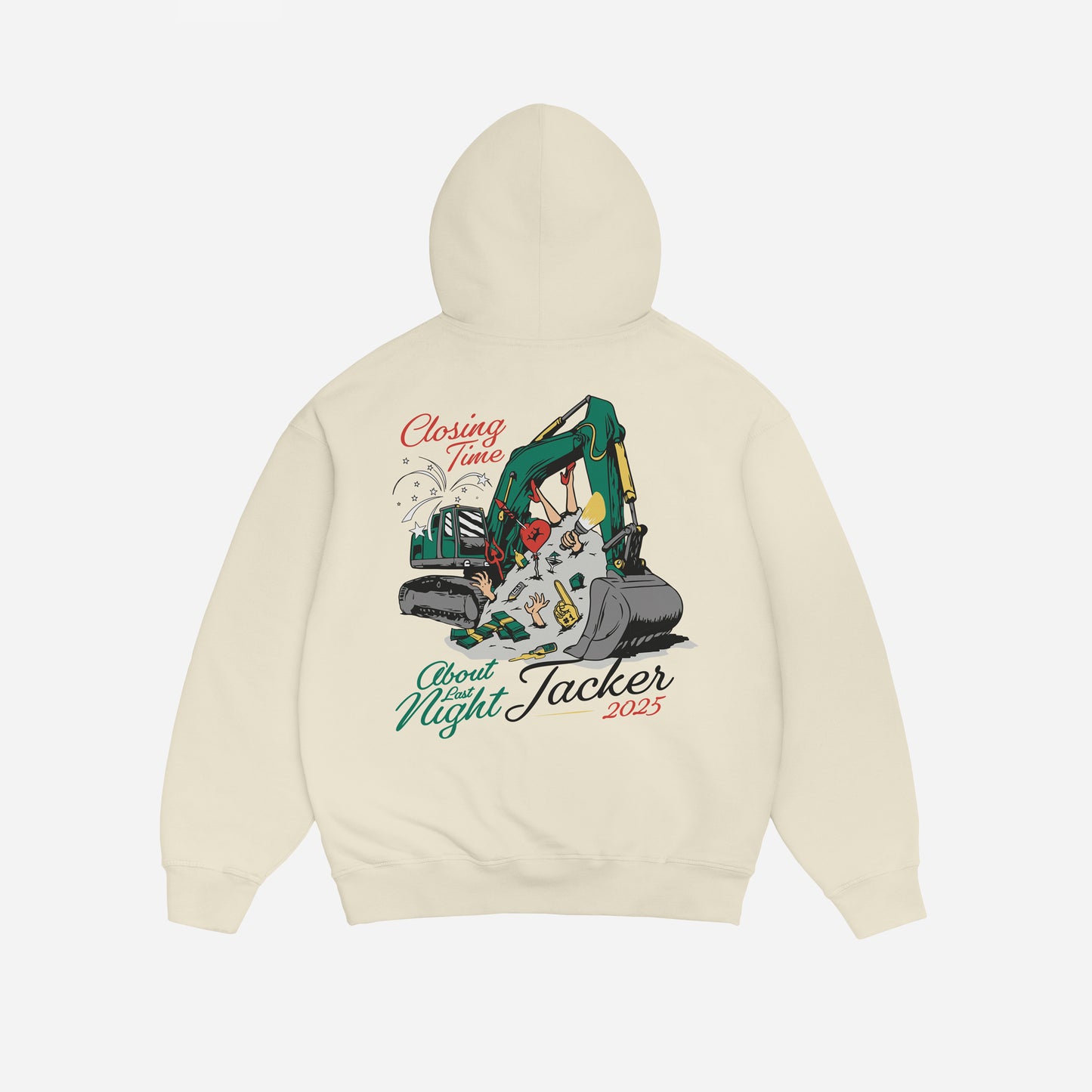 CLOSING TIME HOODIE - BEIGE