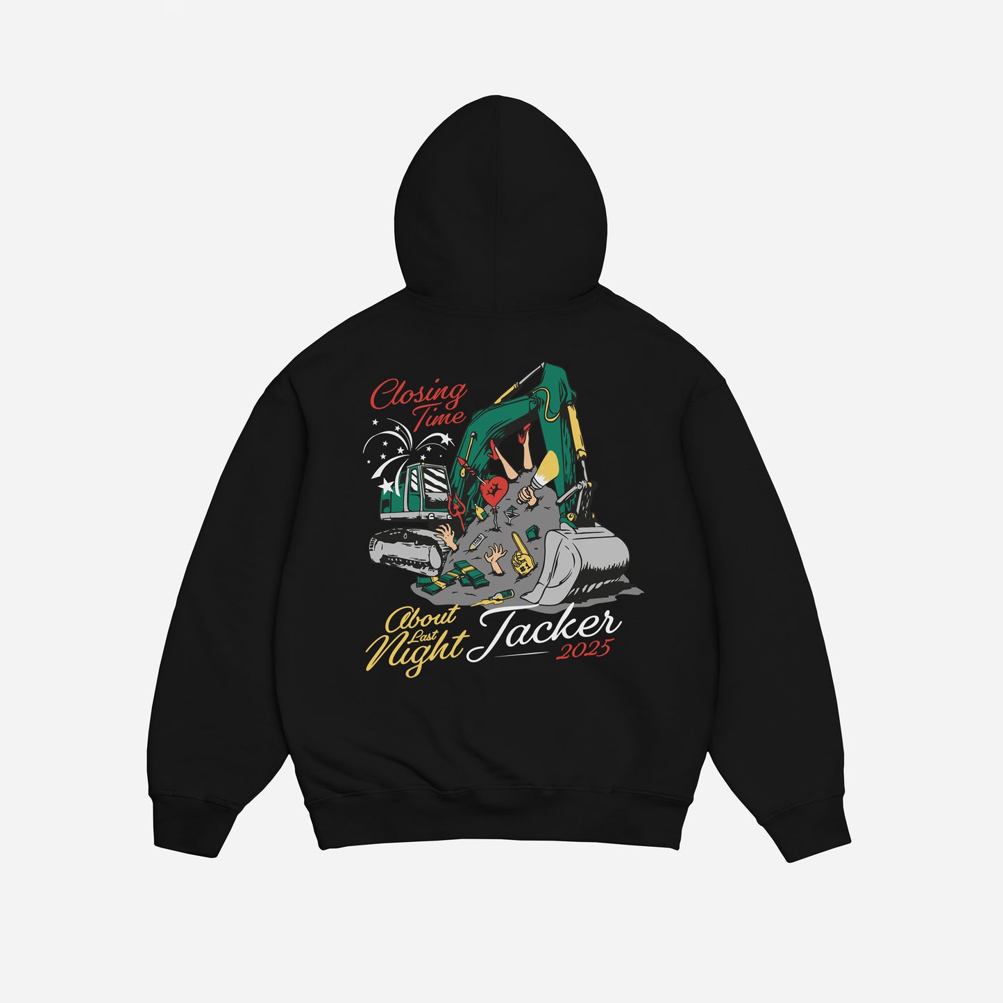 CLOSING TIME HOODIE - BLACK