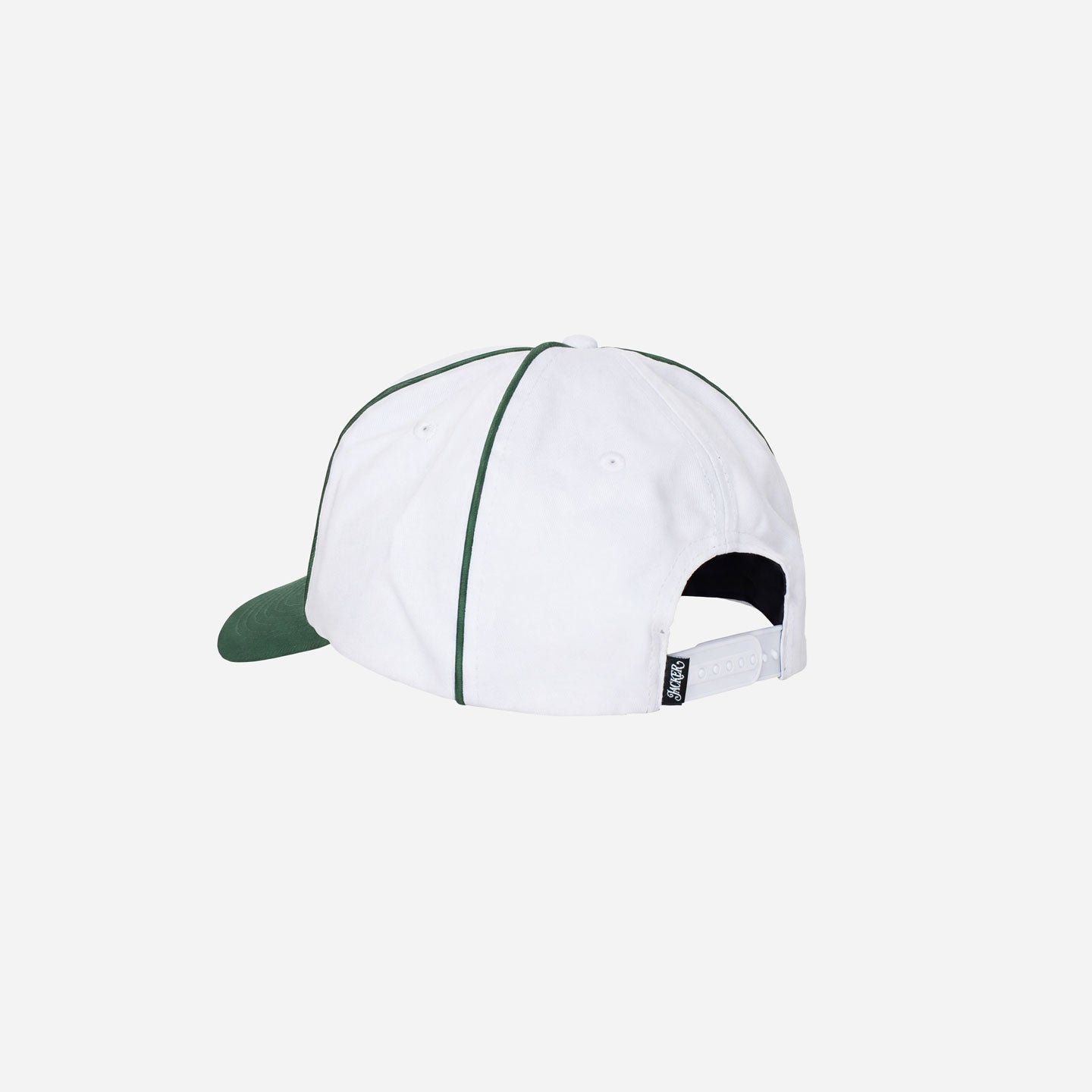 CLOVER SNAPBACK 5 PANEL WHITE & GREEN