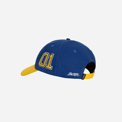 COLLEGE CAP - NAVY & YELLOW