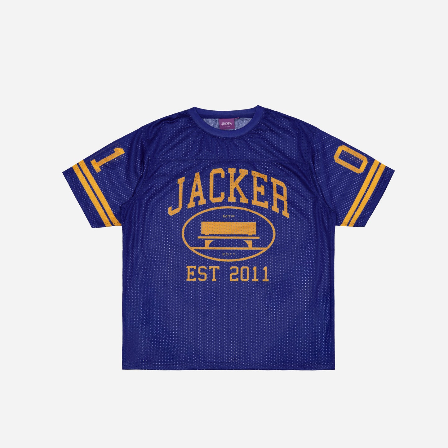 COLLEGE MESH JERSEY - BLUE