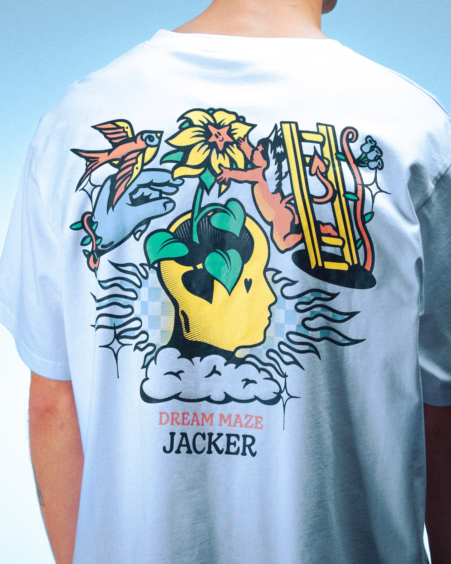 DREAM MAZE T-SHIRT - WHITE