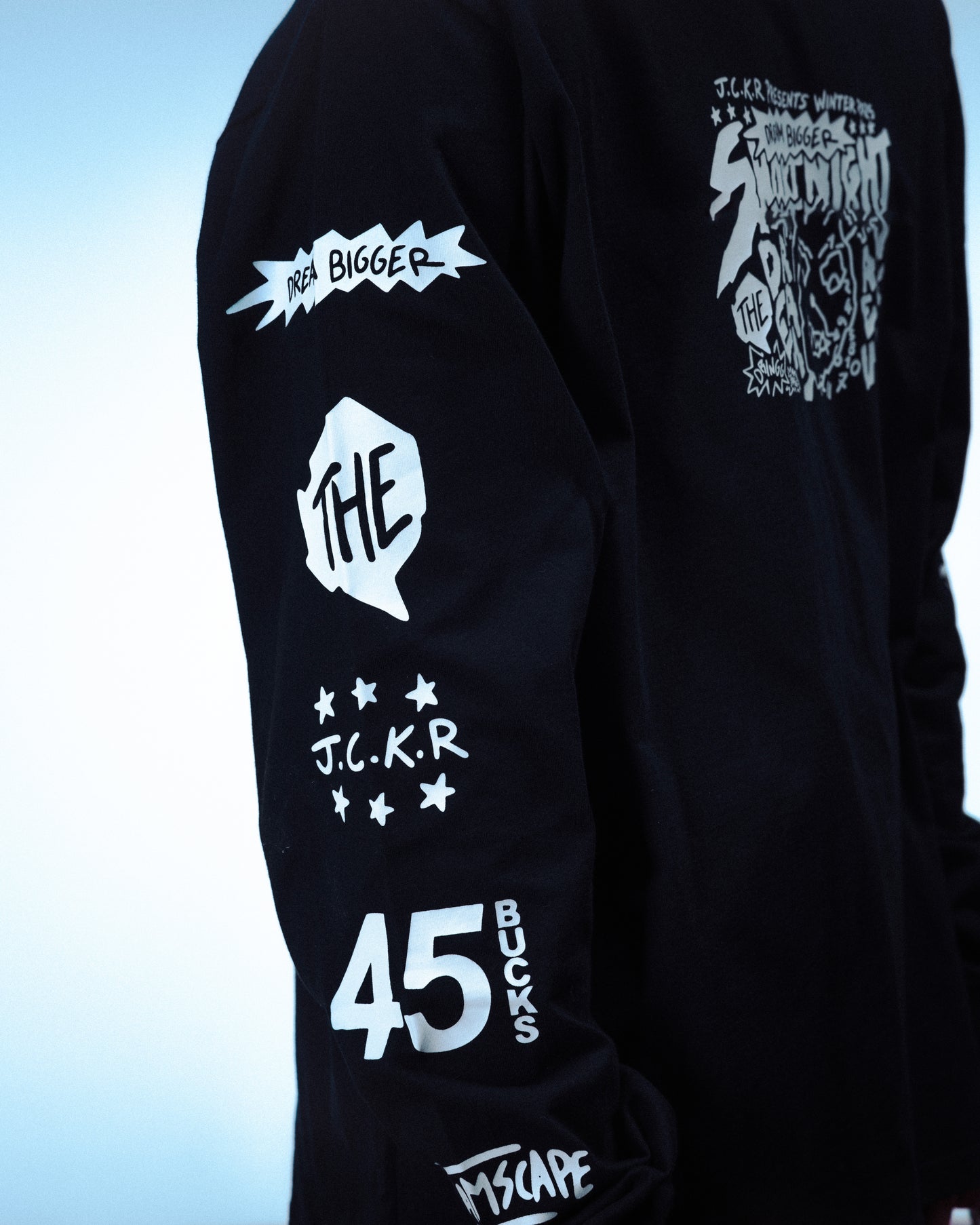 WAKE UP ! LONG SLEEVES - BLACK