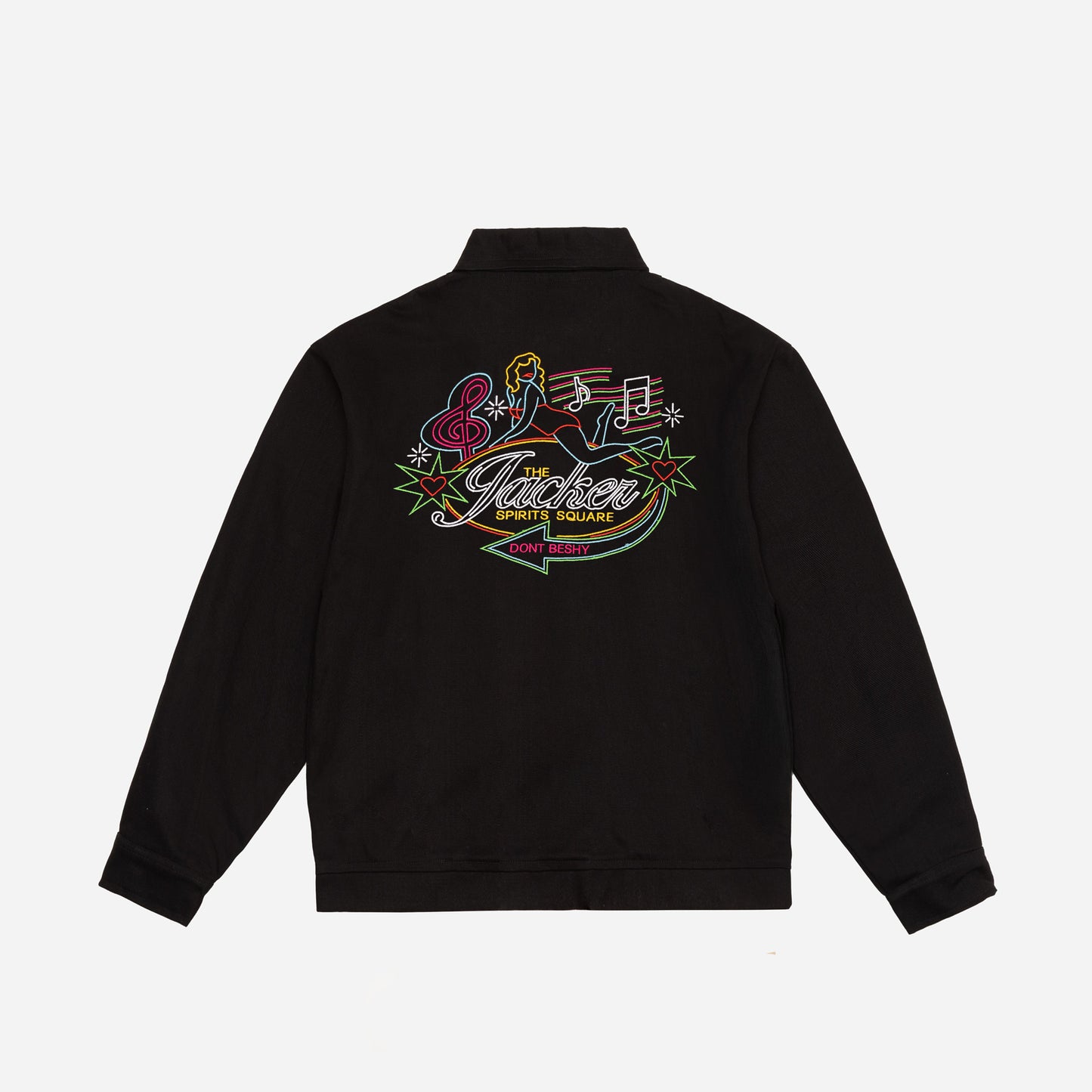 DON’T BE SHY COACH JACKET - BLACK
