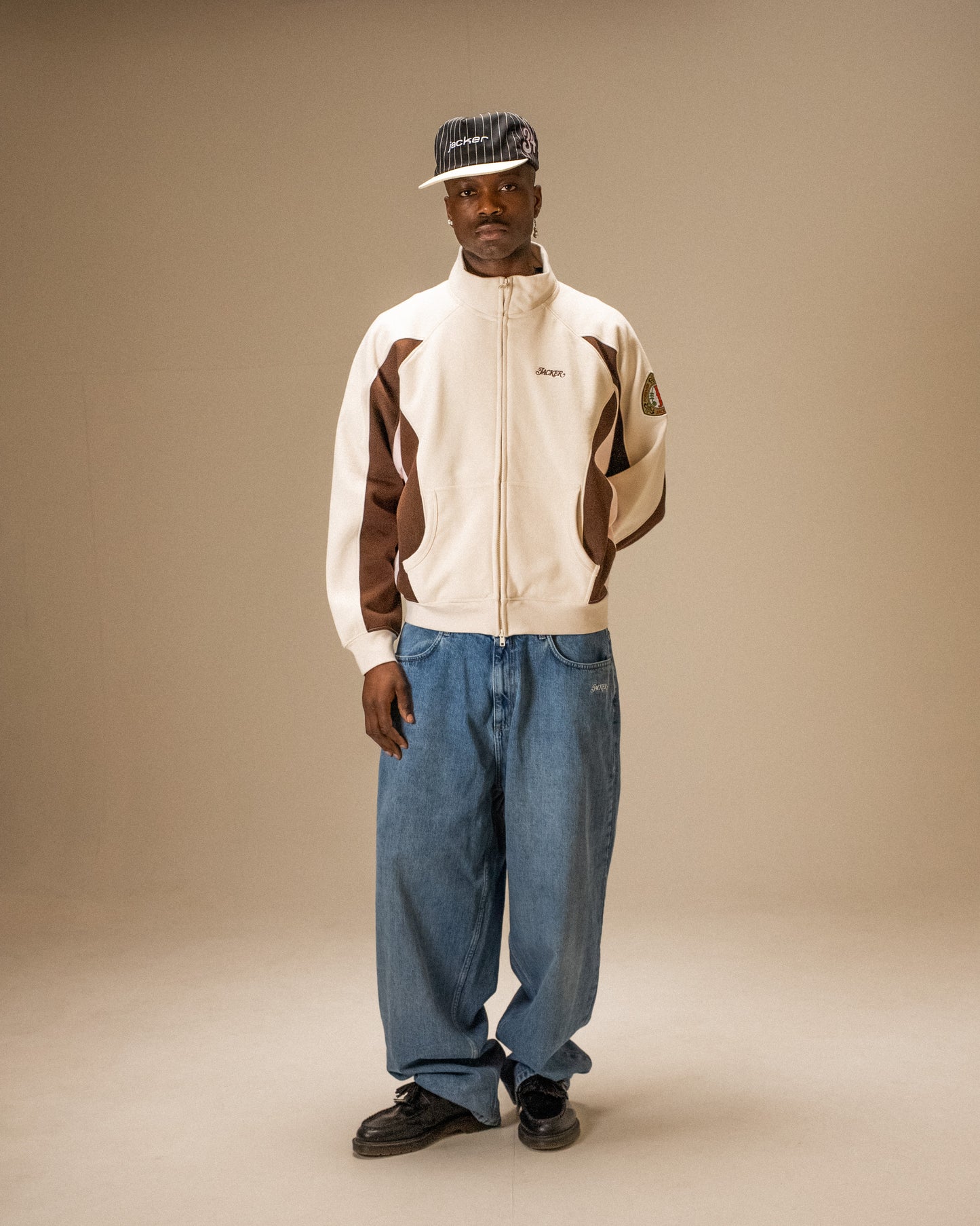 TREVI TRACK JACKET - BEIGE