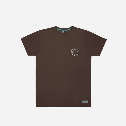 T-SHIRT ACCESSO ANTICIPATO - MARRONE