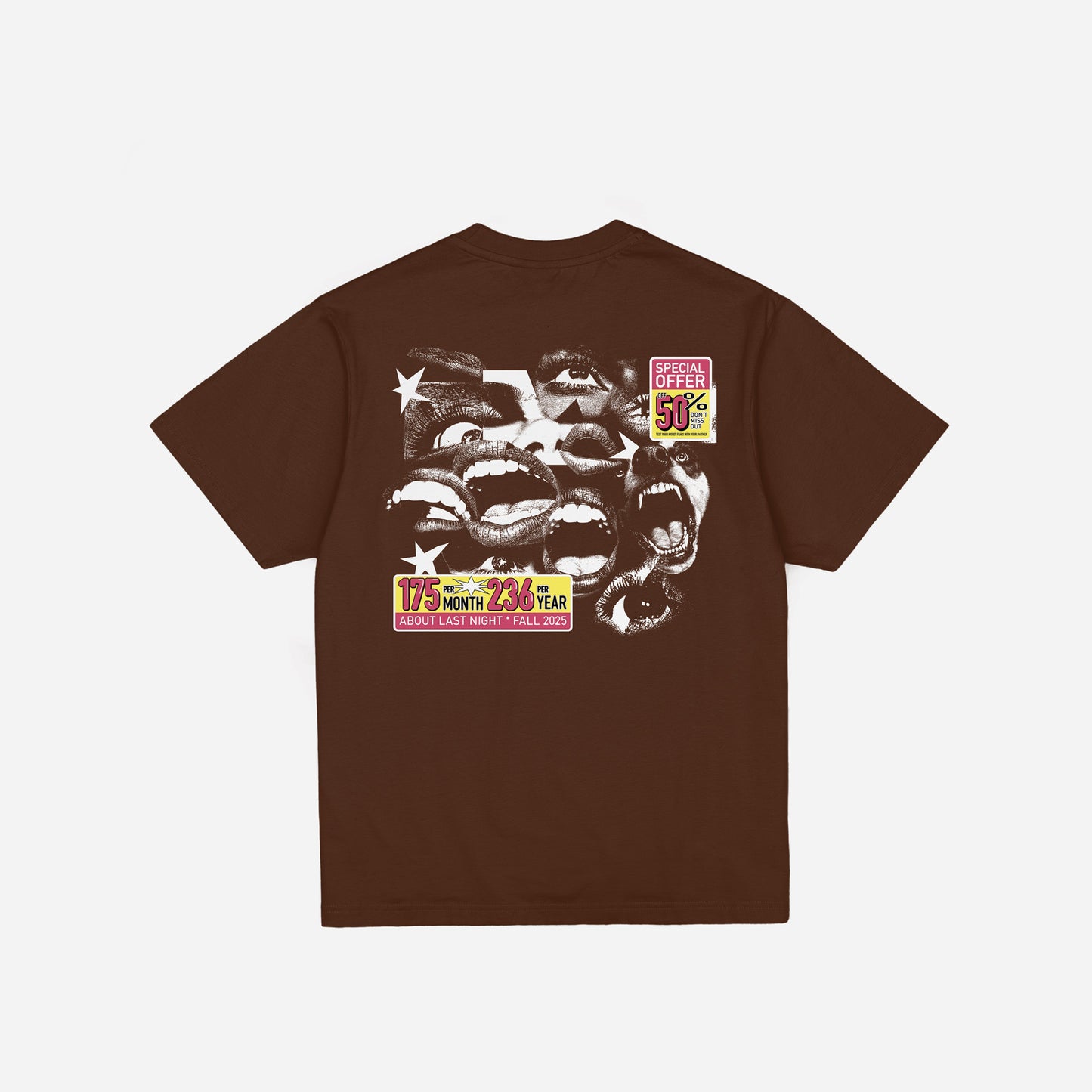 FEARLESS T-SHIRT - BROWN