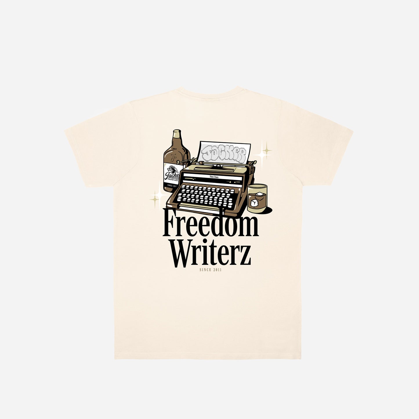 フリーダムライターズ Tシャツ - ベージュ