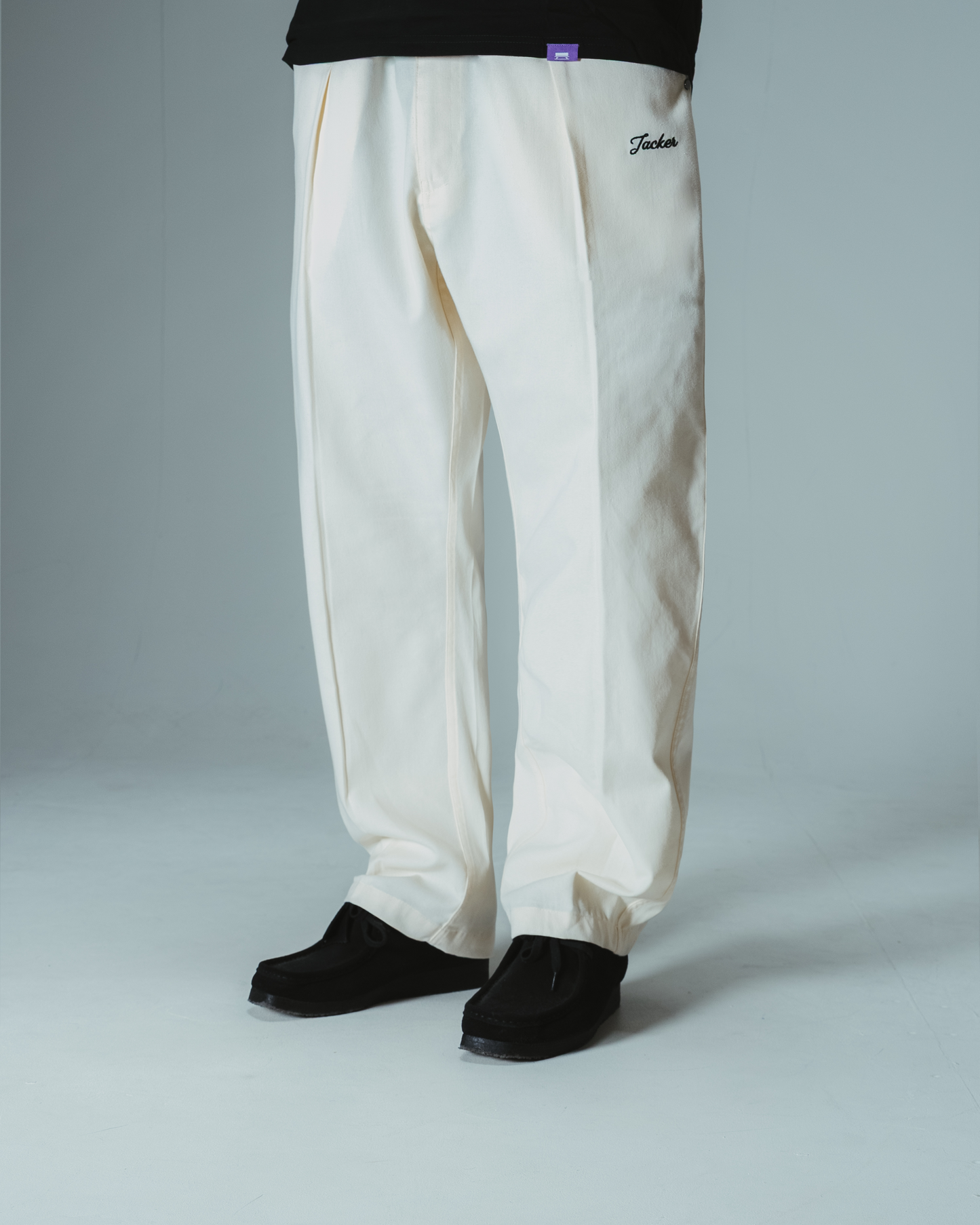 DOUBLE PLEAT PANT - BEIGE