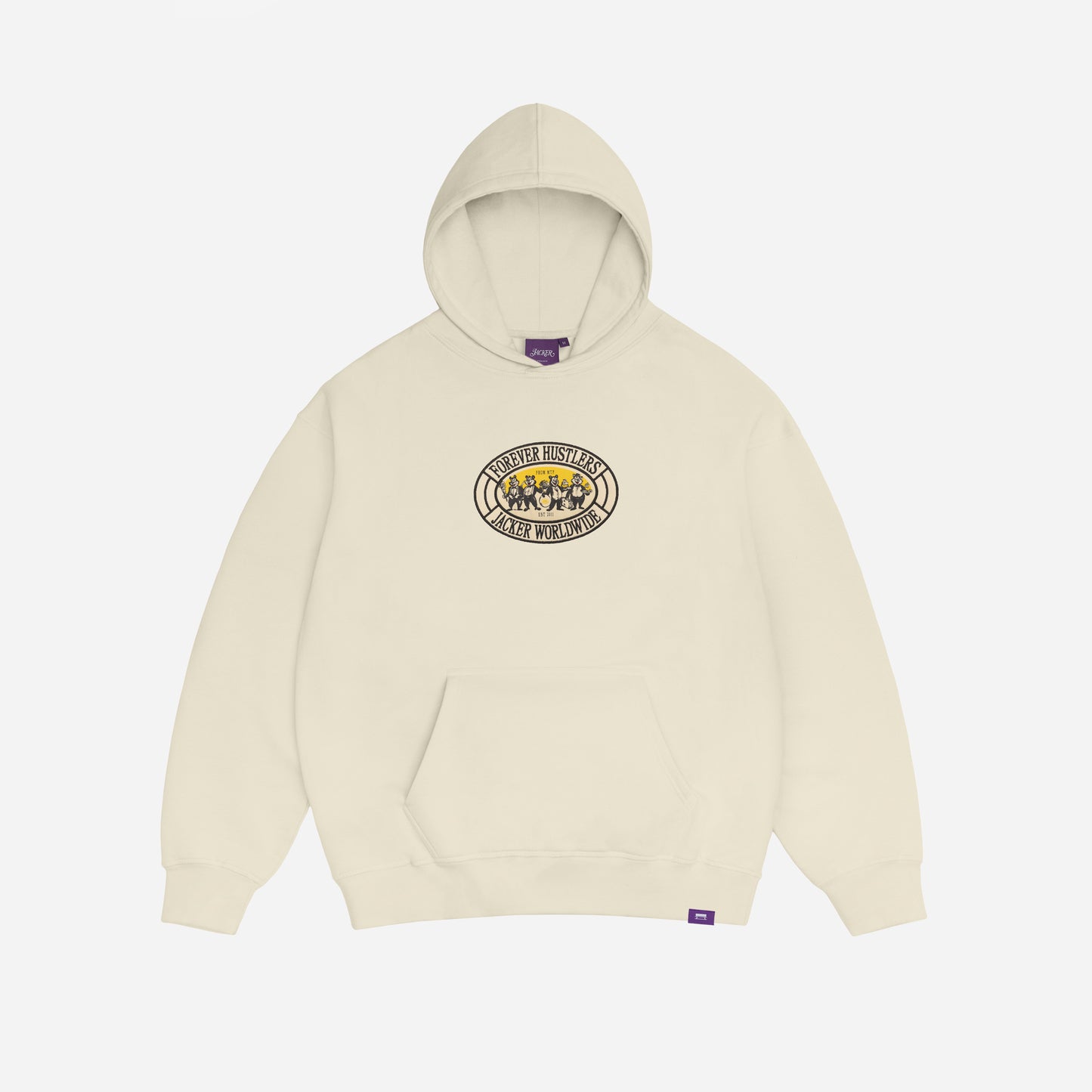 GOD FATHER HOODIE - BEIGE