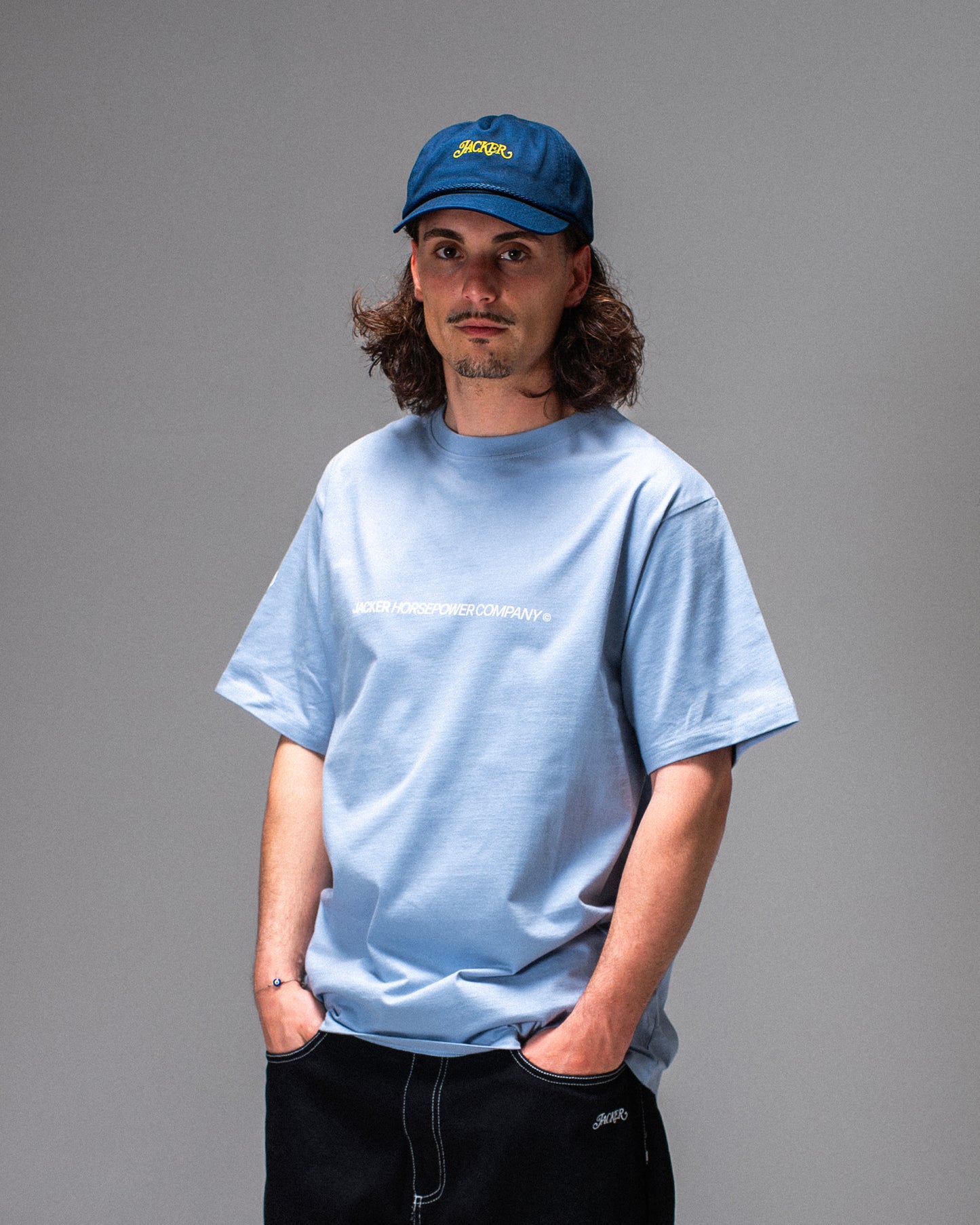 HORSE POWER T-SHIRT BLUE
