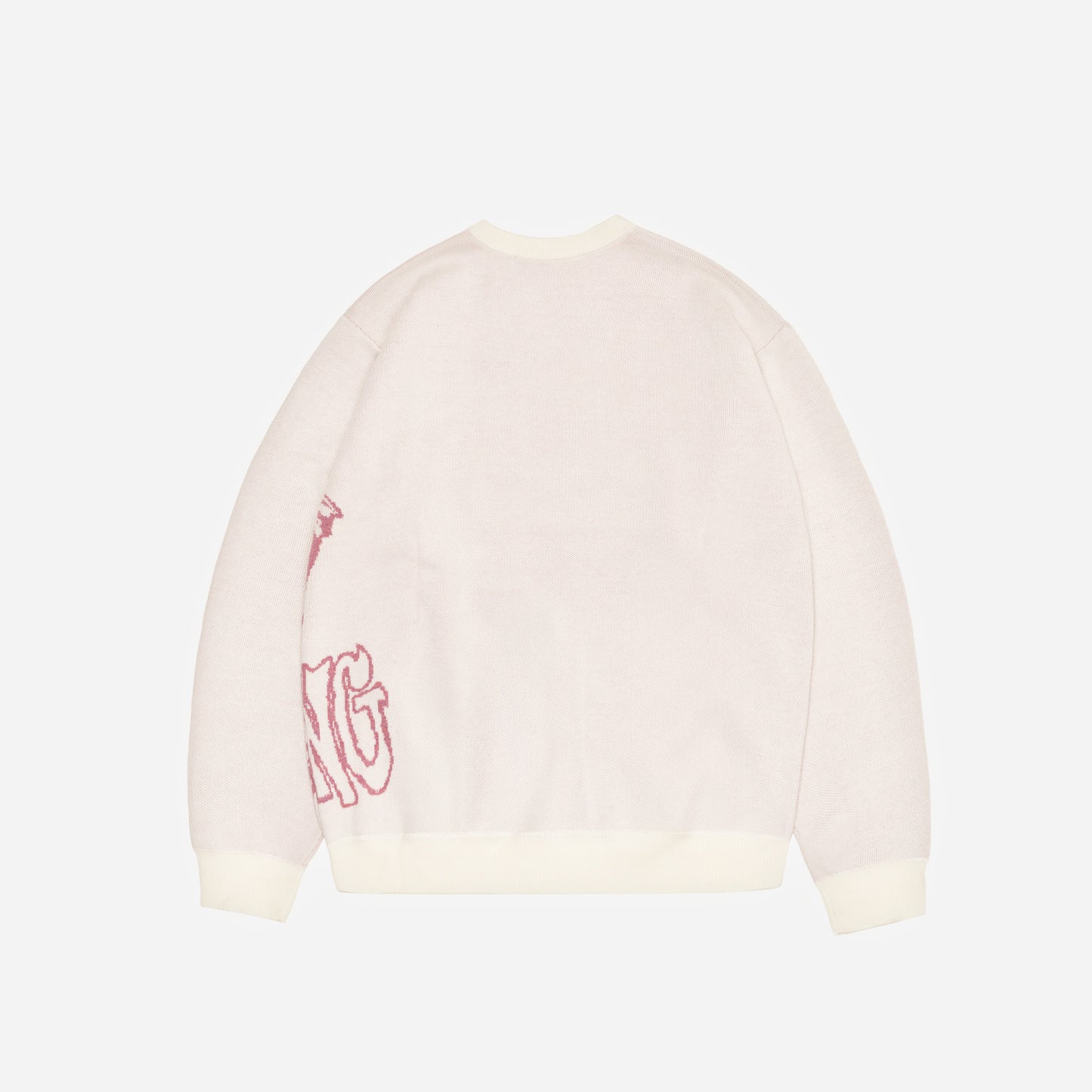 KAREN KNIT CREWNECK - WHITE