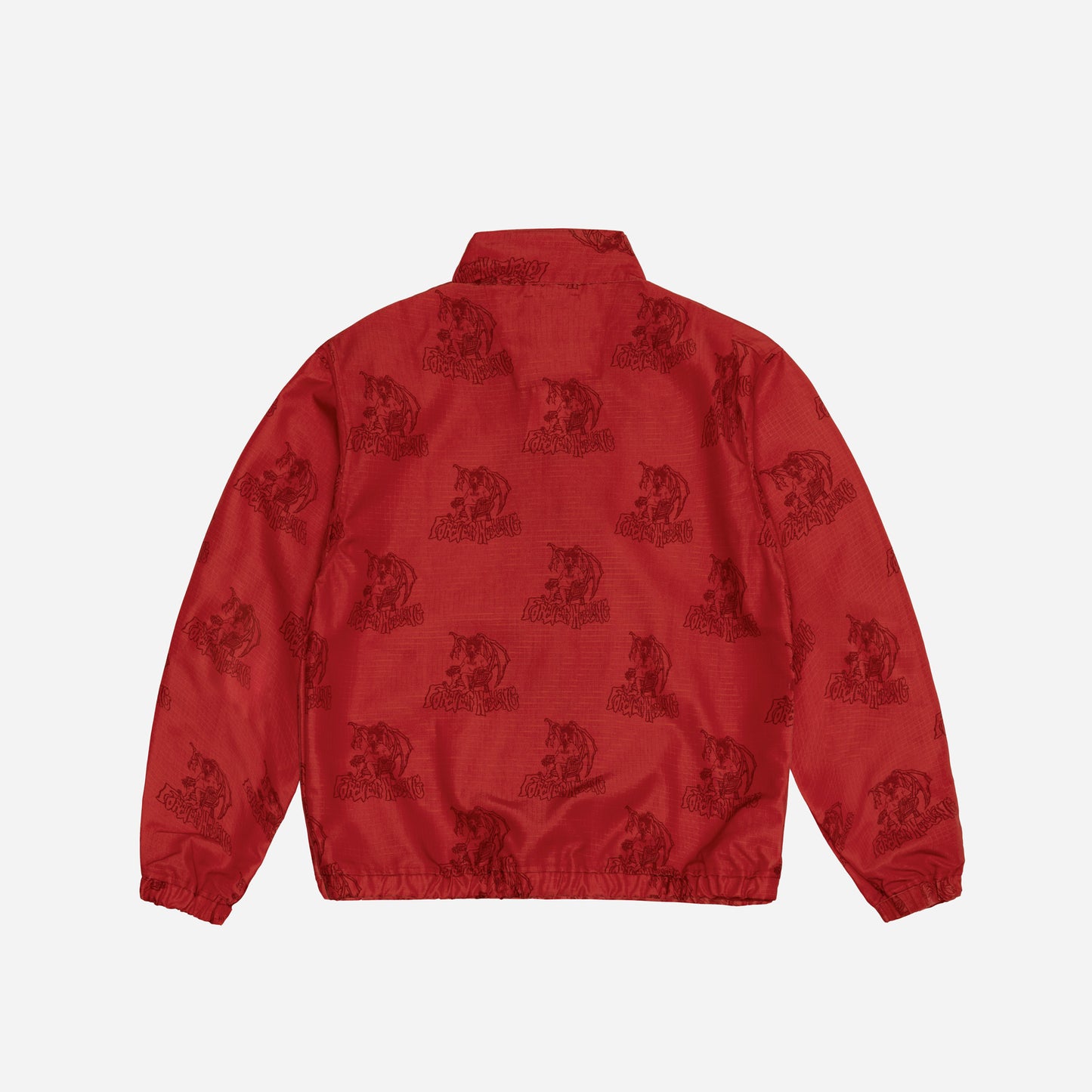 KAREN RIPSTOP NYLON JACKET - RED