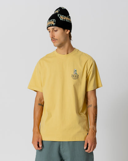 BIG PHARMA T-SHIRT - YELLOW - JACKER