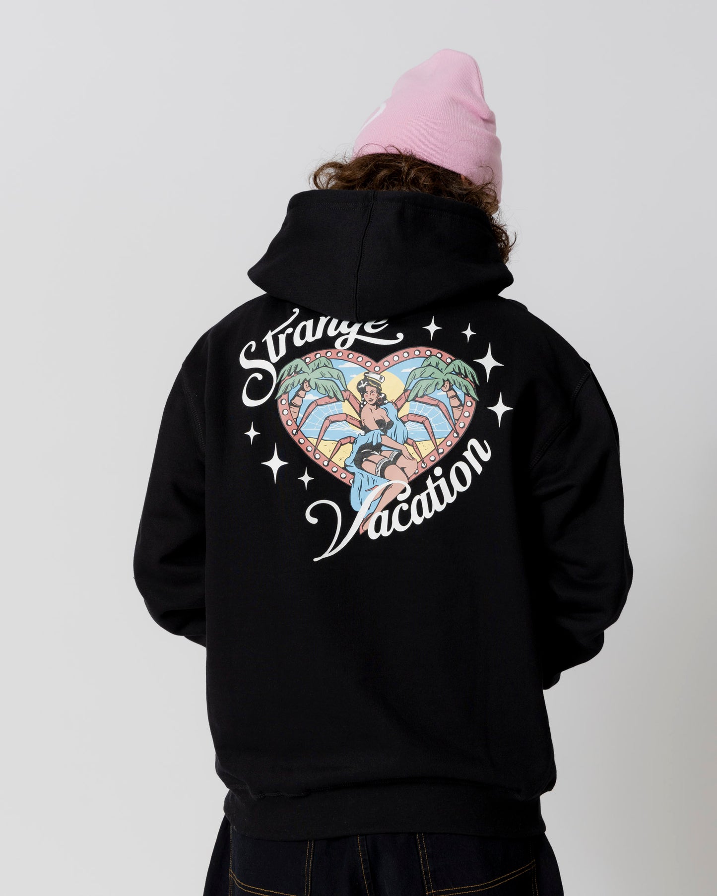 VACATION HOODIE - BLACK - JACKER