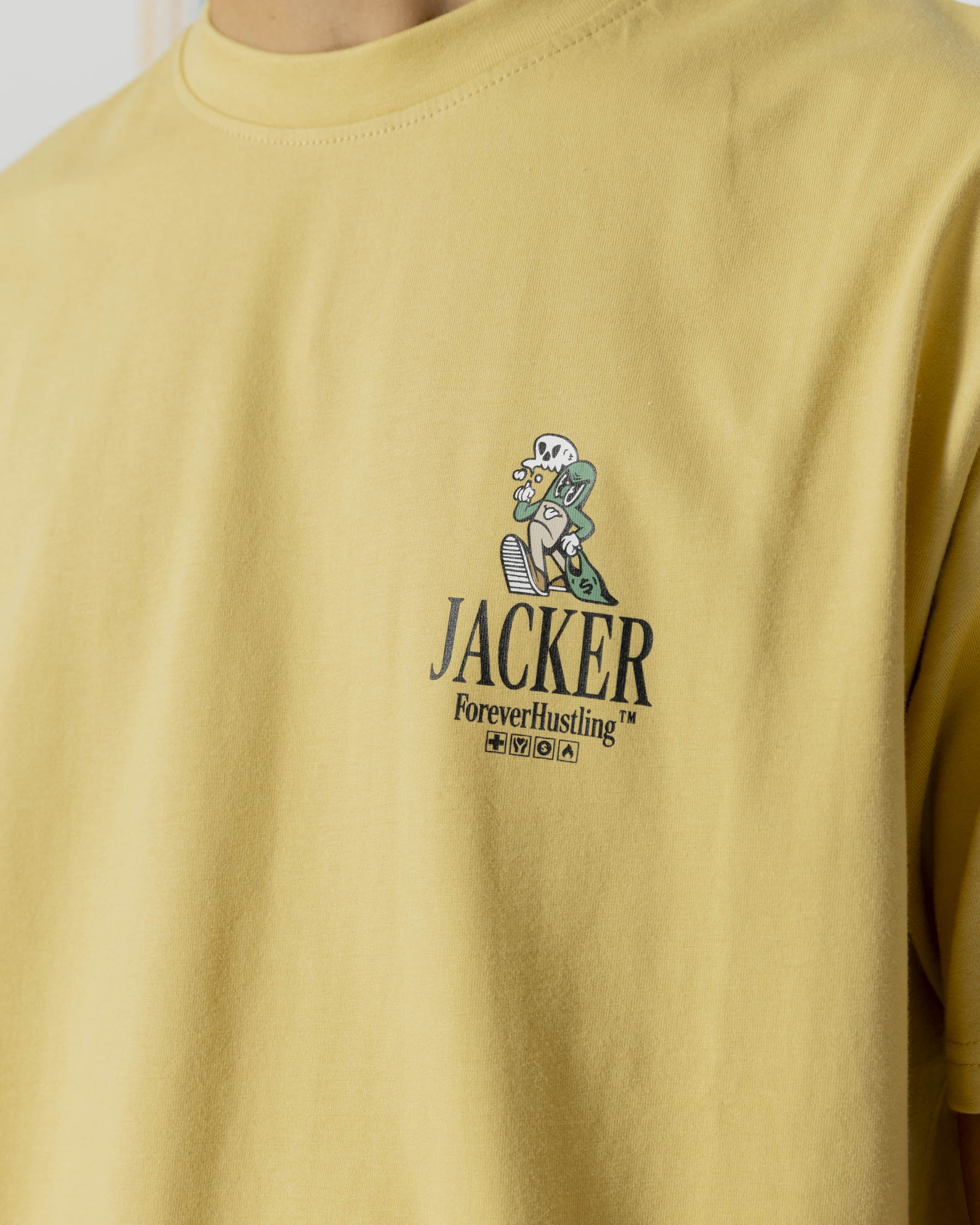 BIG PHARMA T-SHIRT - YELLOW - JACKER
