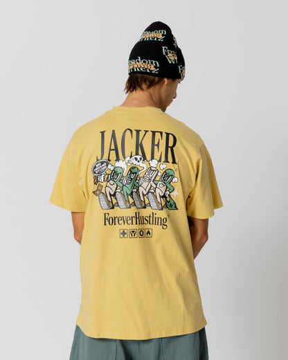 BIG PHARMA T-SHIRT - YELLOW - JACKER