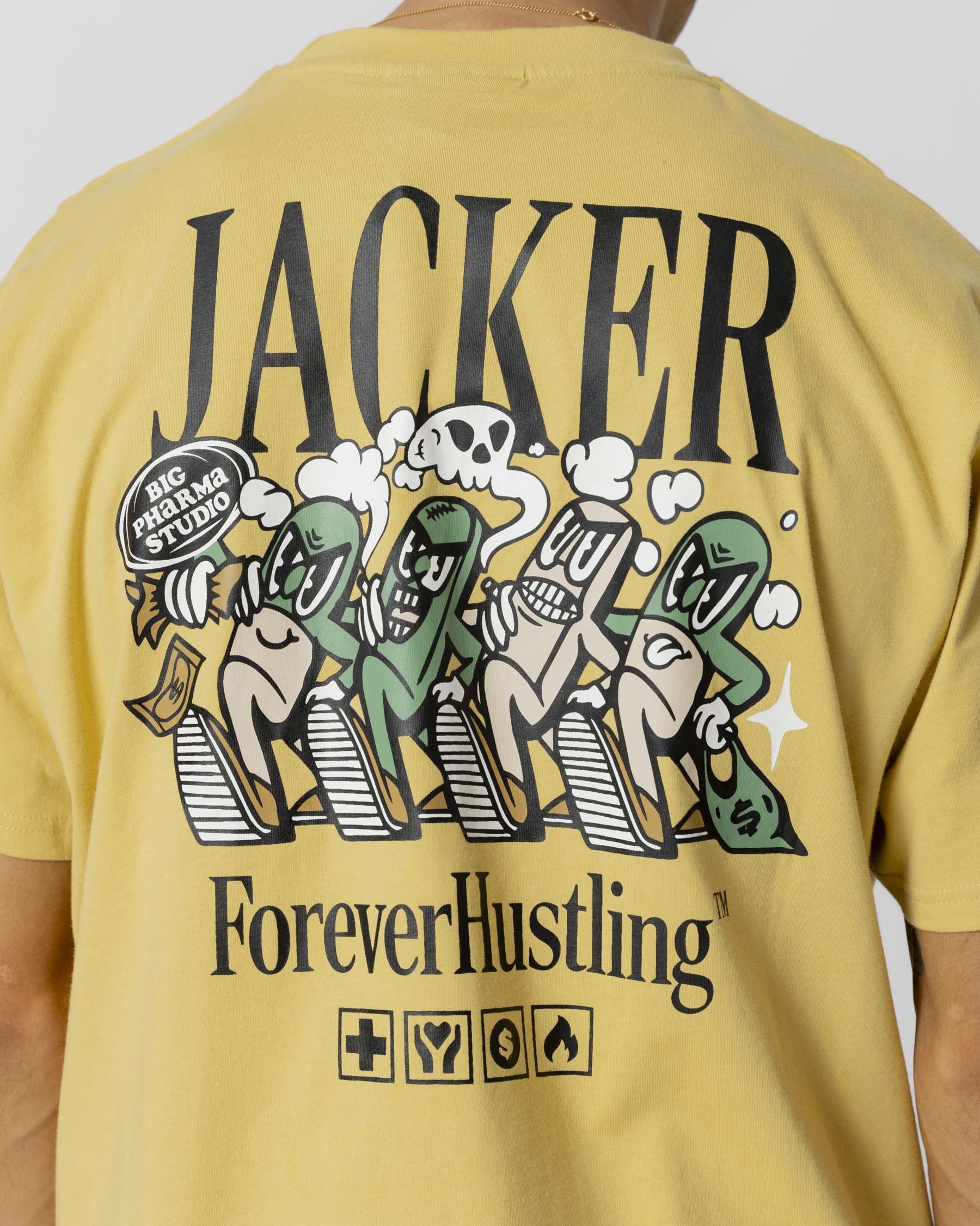 BIG PHARMA T-SHIRT - YELLOW - JACKER