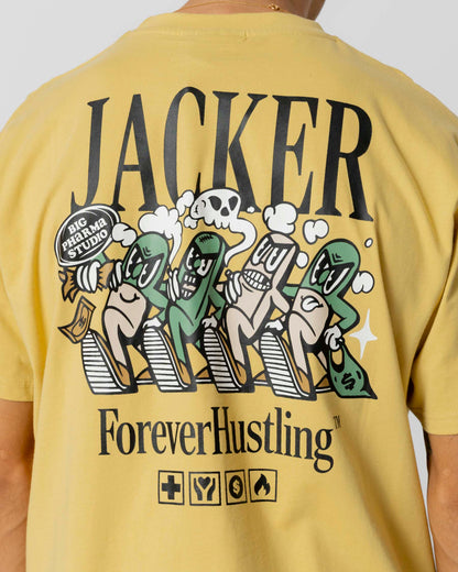 BIG PHARMA T-SHIRT - YELLOW - JACKER