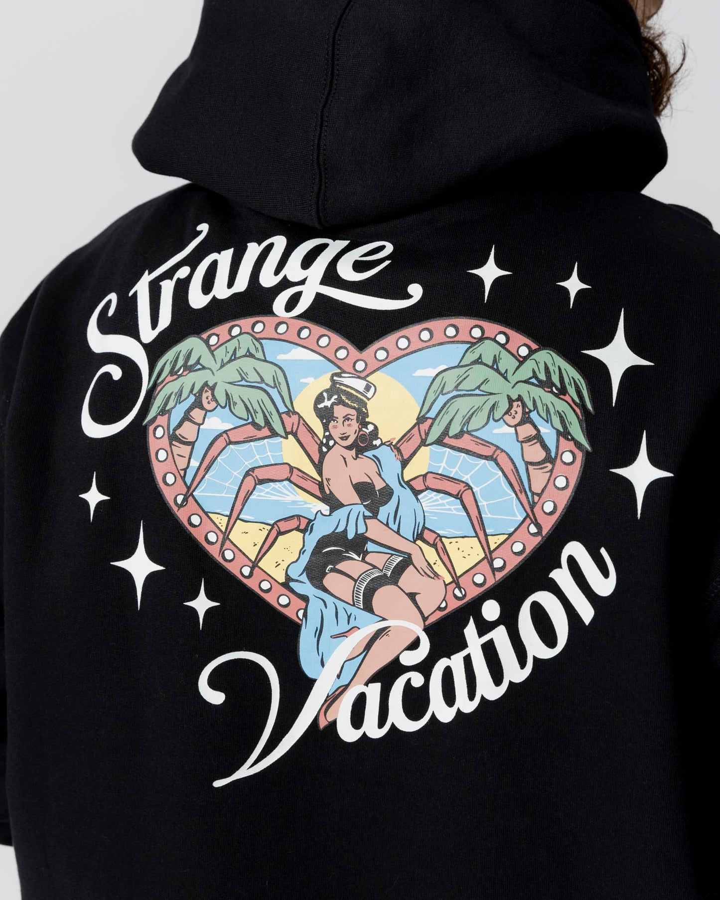 VACATION HOODIE - BLACK - JACKER