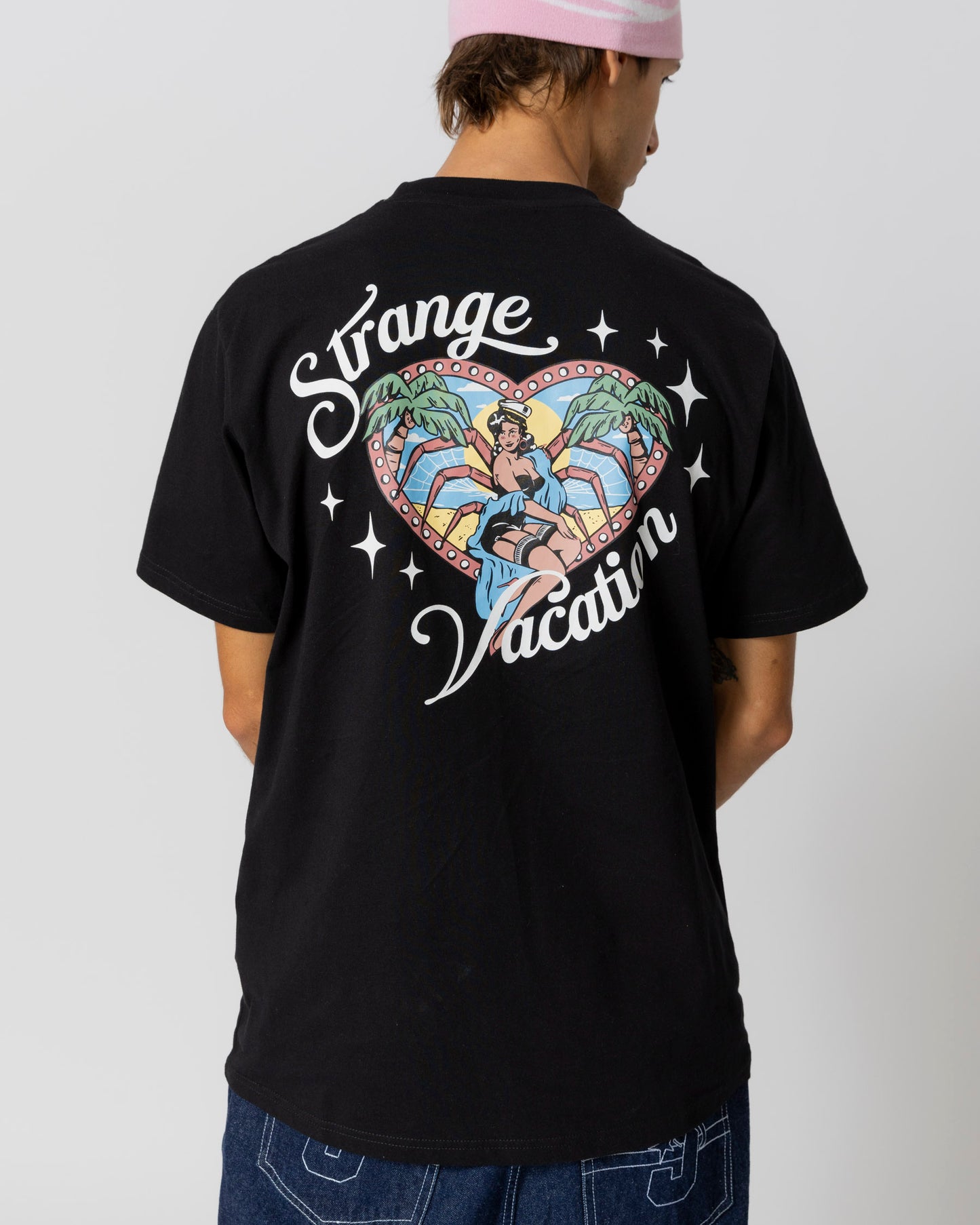VACATION T-SHIRT - BLACK - JACKER