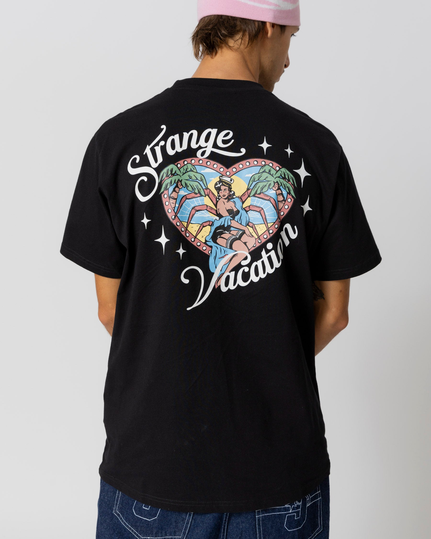 VACATION T-SHIRT - BLACK - JACKER