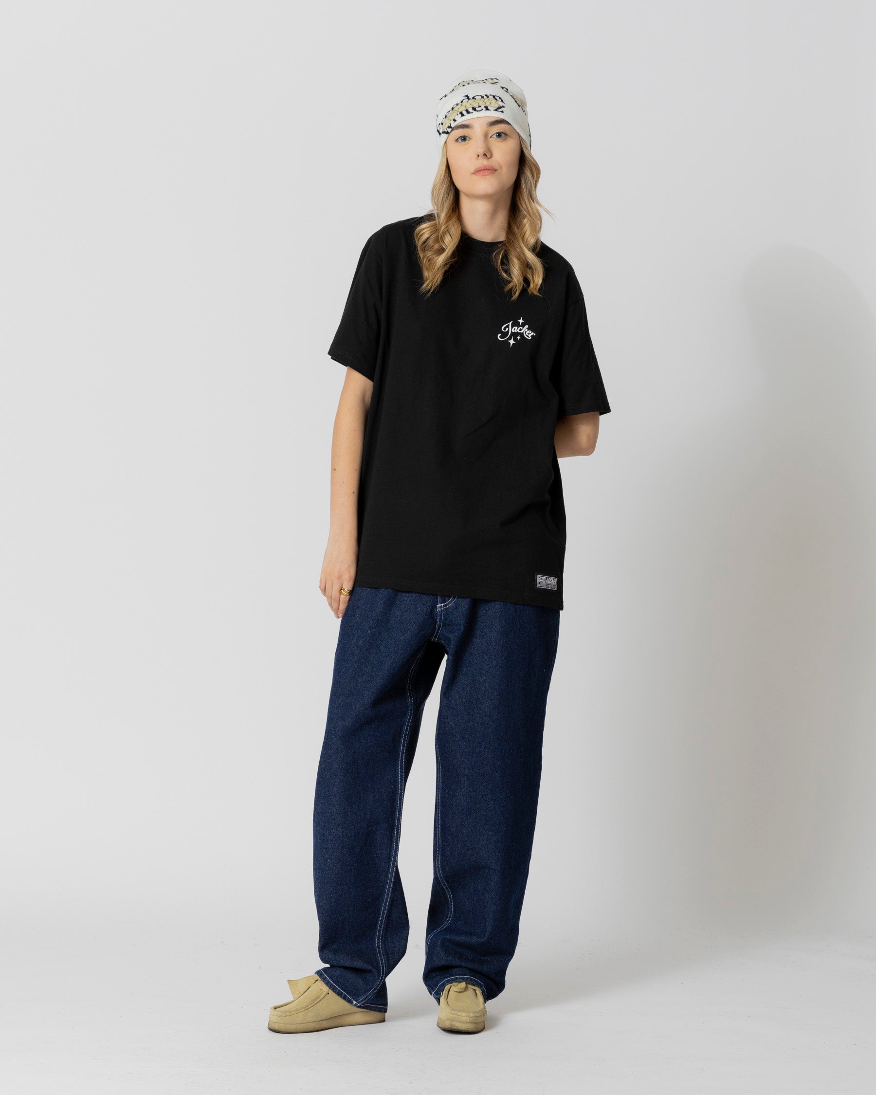 VACATION T-SHIRT - BLACK - JACKER