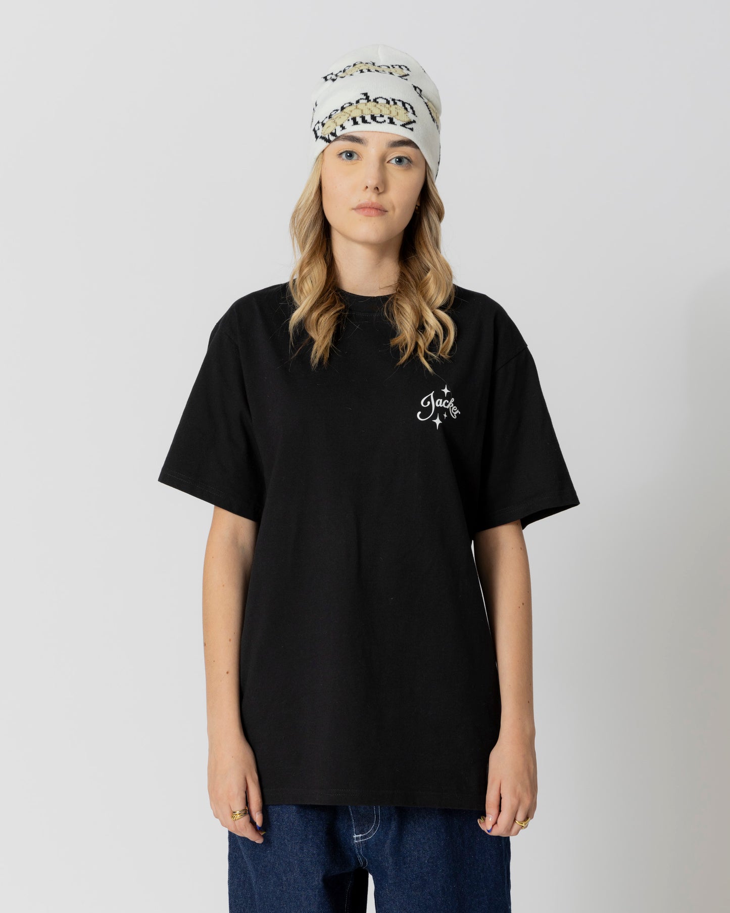 VACATION T-SHIRT - BLACK - JACKER