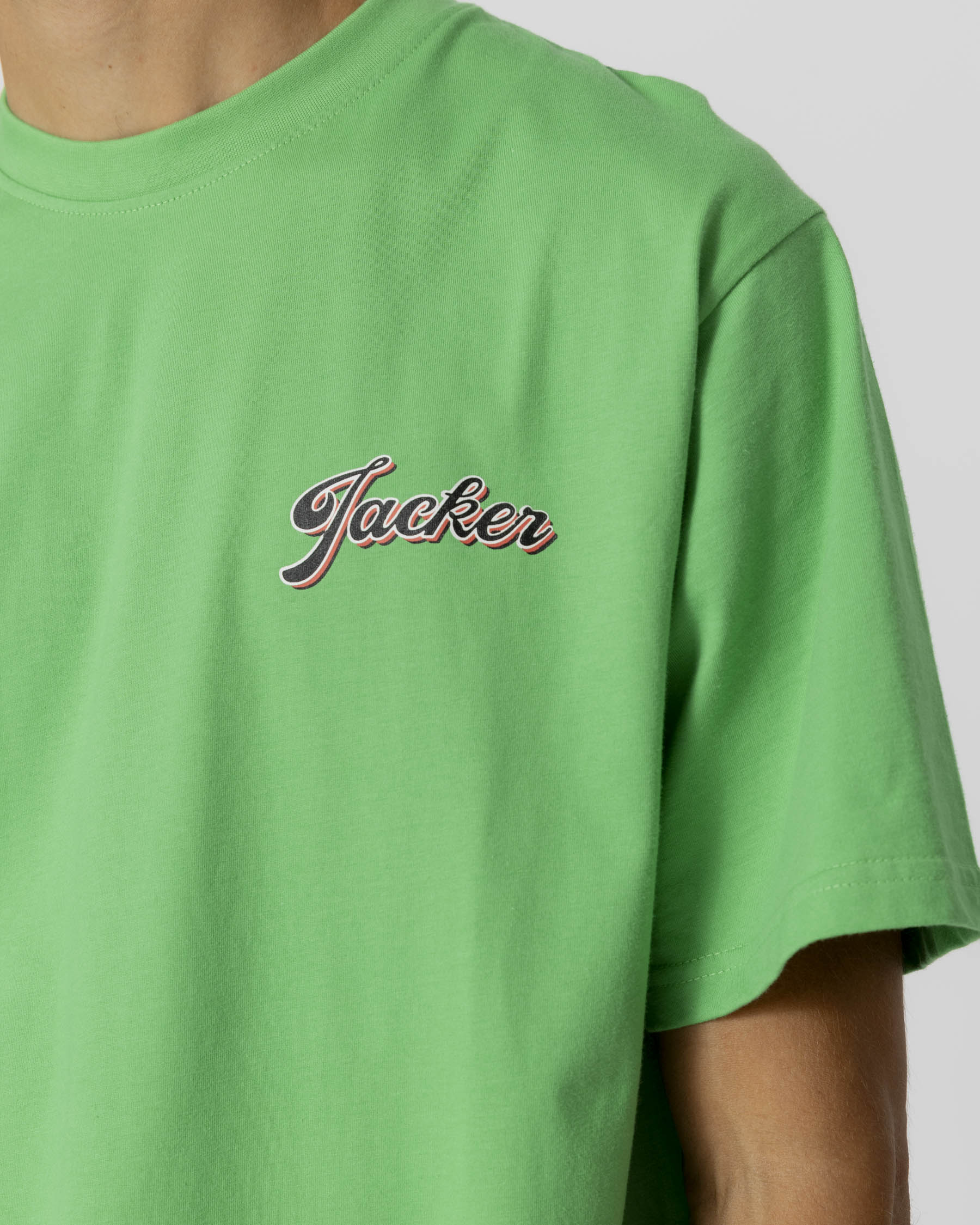 LOBSTER SERVICE T-SHIRT - GREEN - JACKER