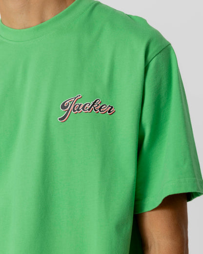 LOBSTER SERVICE T-SHIRT - GREEN - JACKER