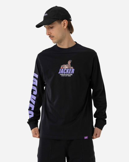 SQUIRREL GANG LONG SLEEVES - BLACK