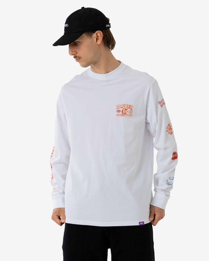 HOT DOGGY LONG SLEEVES - WHITE