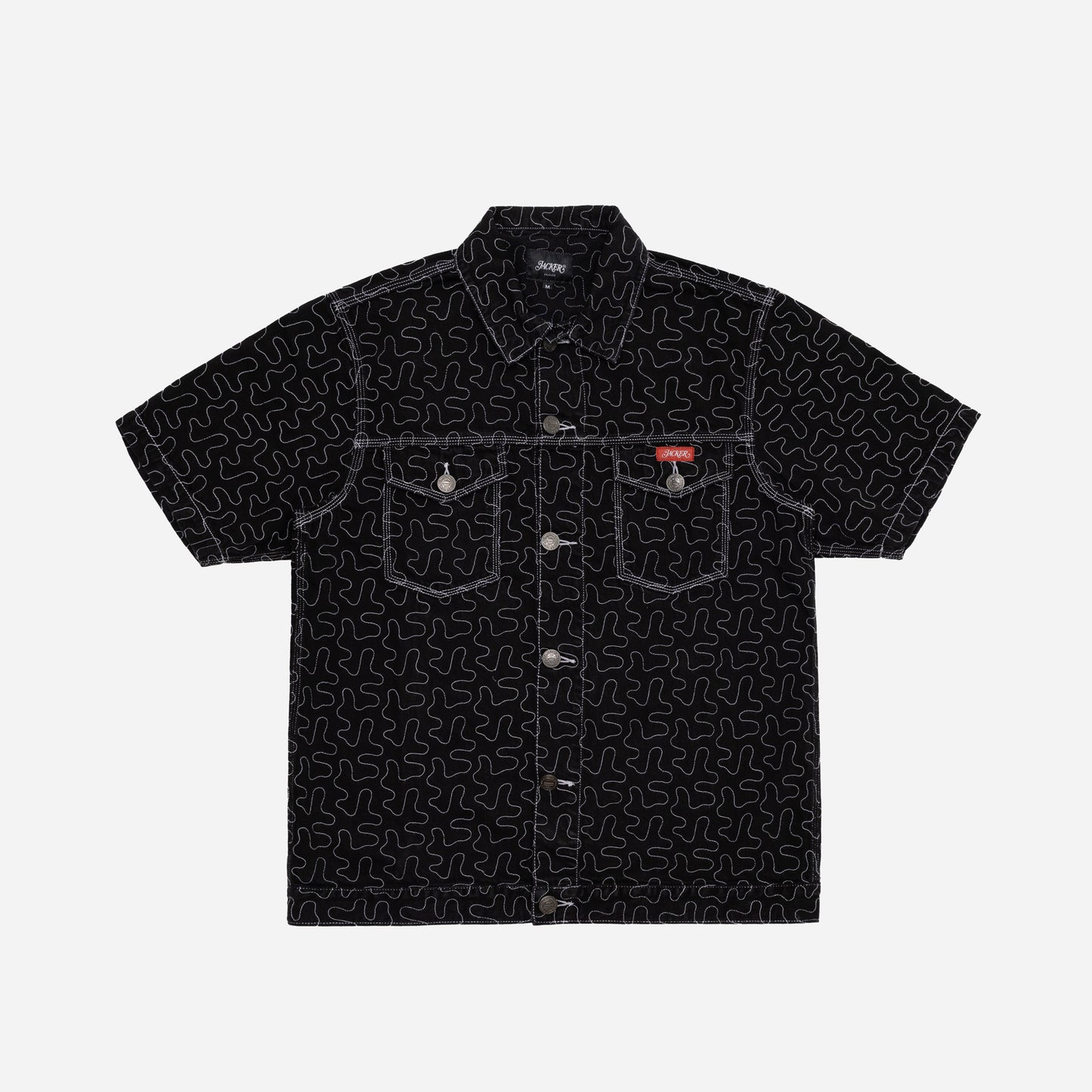 Camicia di jeans ONELINE - Nera
