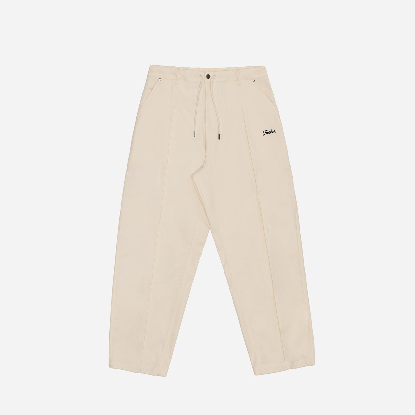 DOUBLE PLEAT PANT - BEIGE