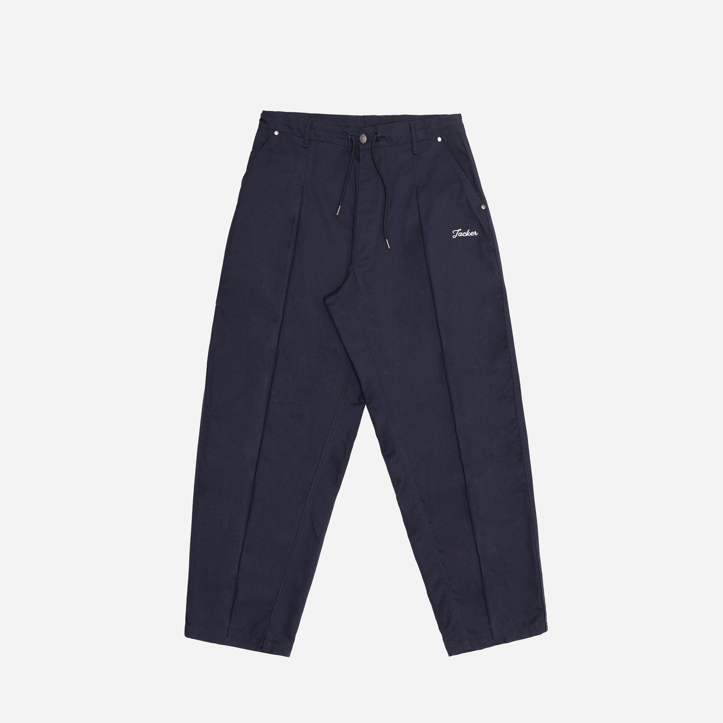 DOUBLE PLEAT PANT - NAVY