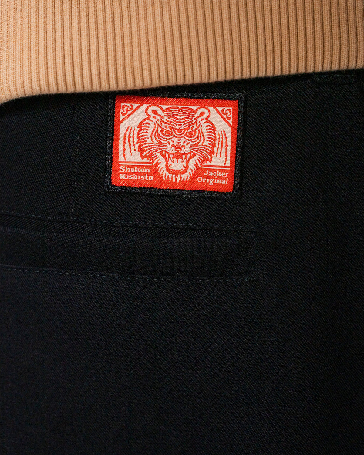 PLEATED BAGGY PANT BLACK