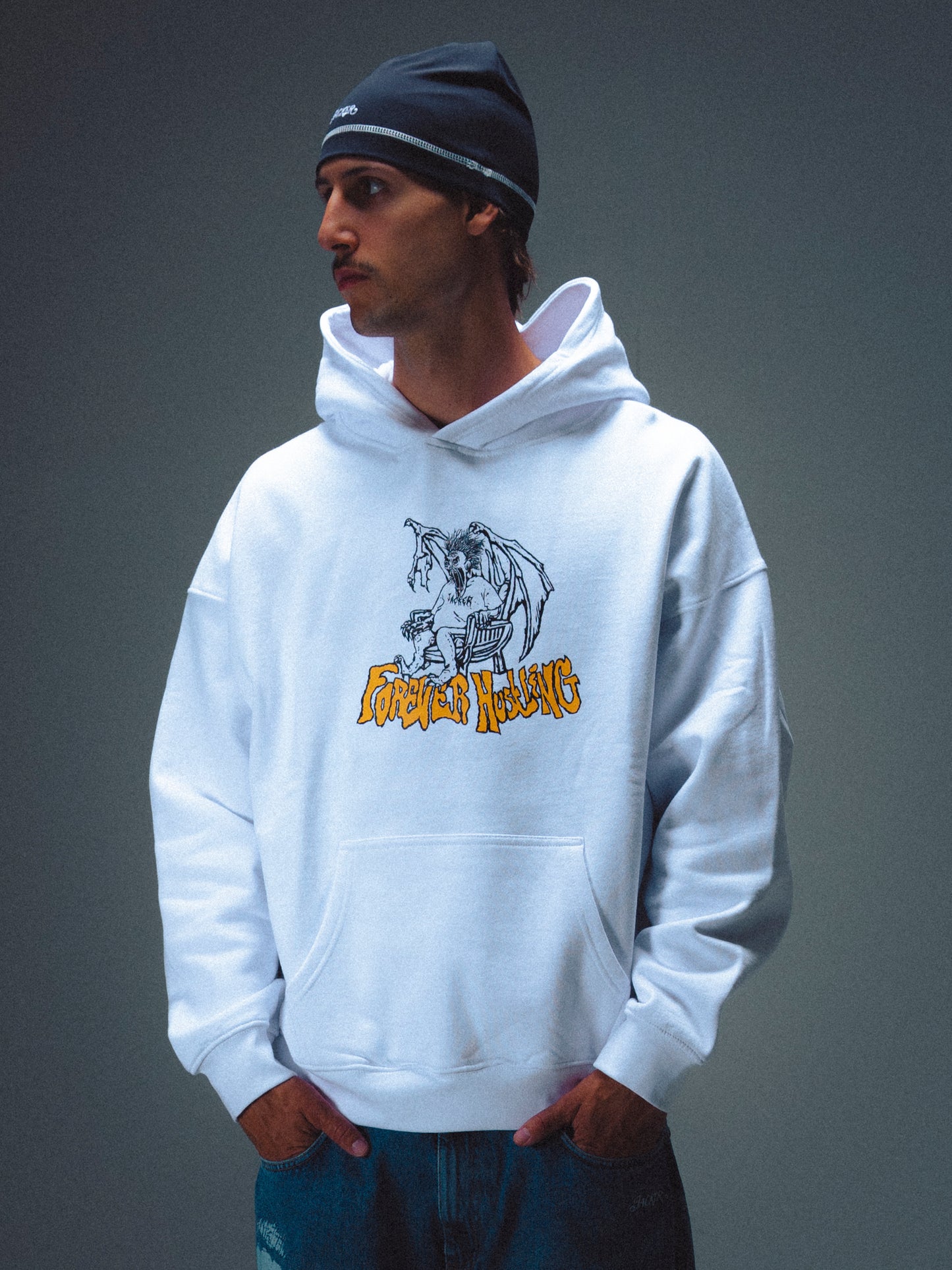 KAREN HOODIE - WHITE
