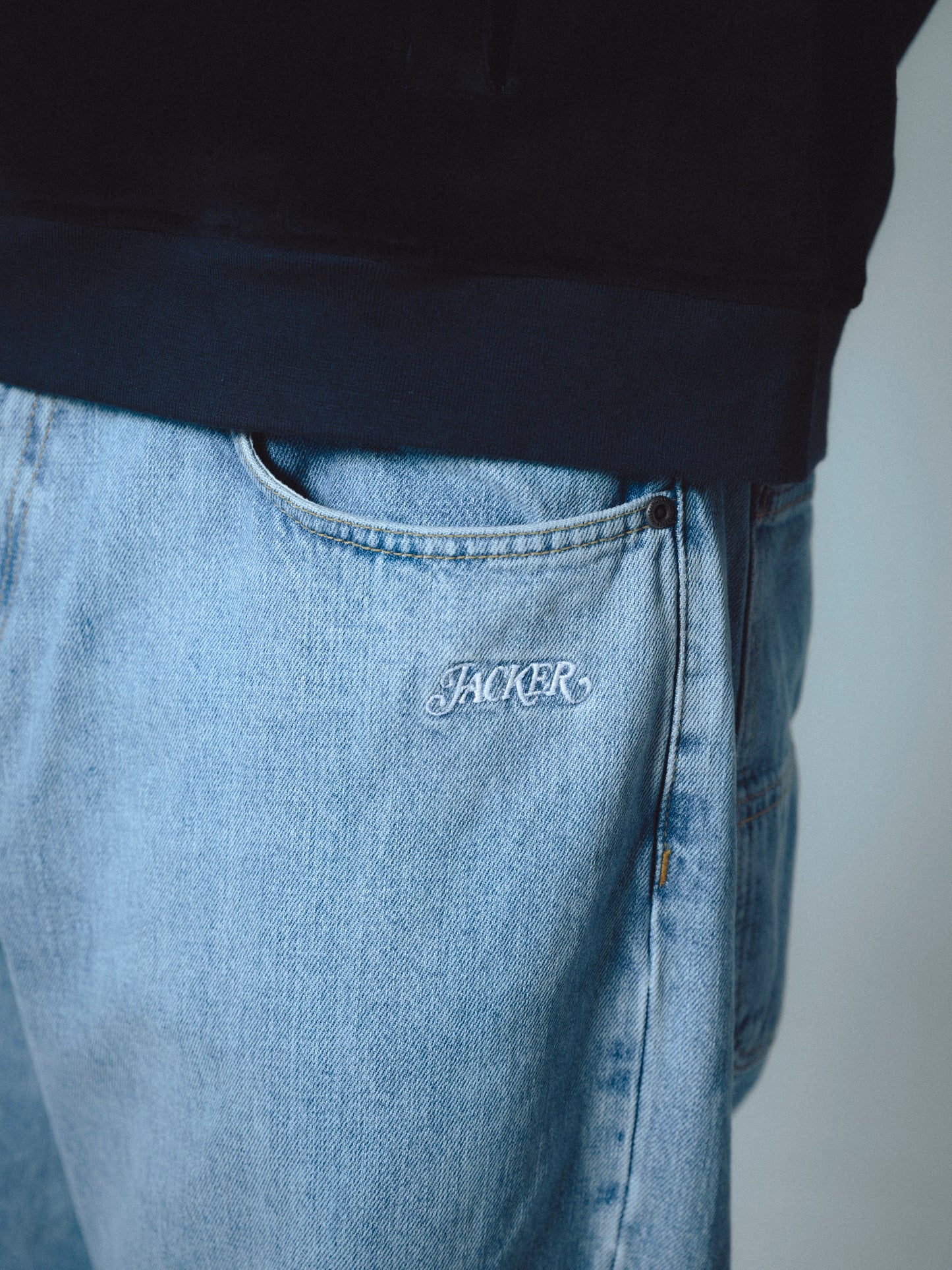 CLASSIC DENIM BAGGY PANT - LIGHT BLUE