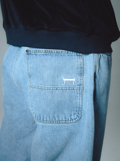 CLASSIC DENIM BAGGY PANT - LIGHT BLUE