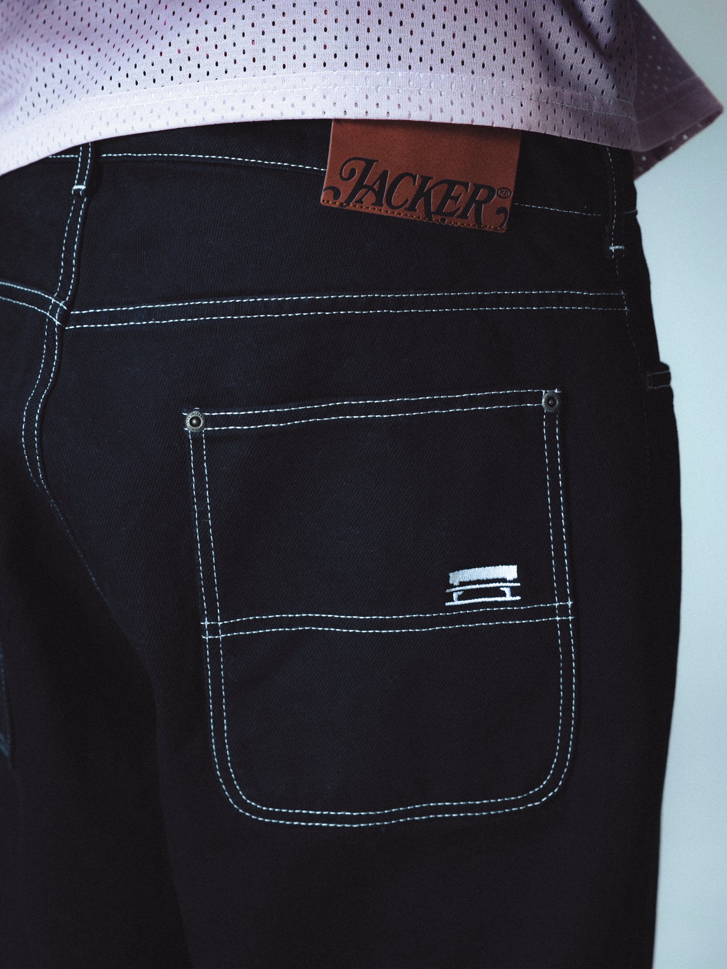 CLASSIC DENIM BAGGY PANT - BLACK